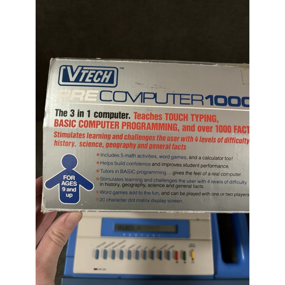 VTech PreComputer 1000 Video Technology Educational Electronics Tested - Picture 6 of 11